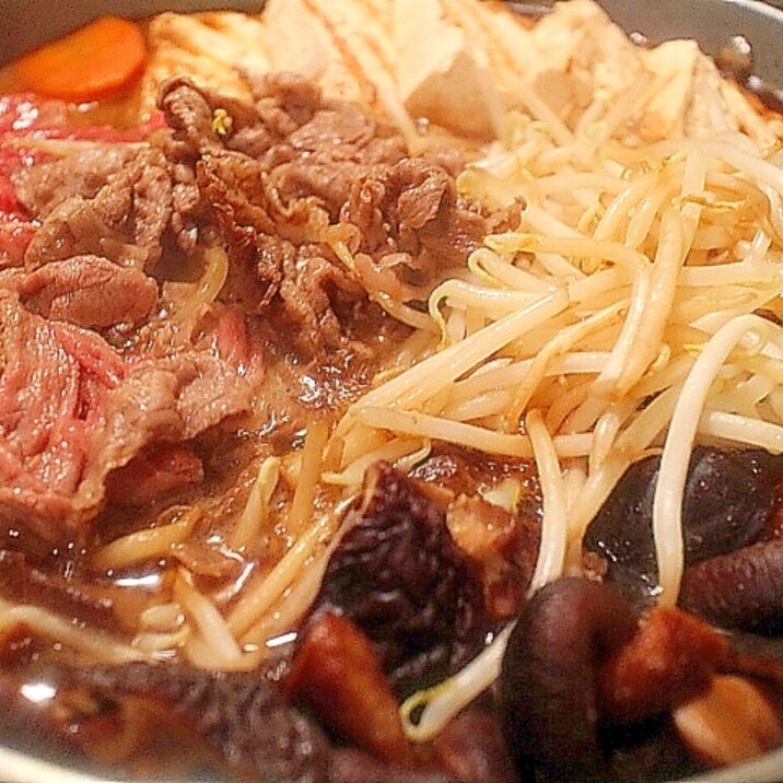 野菜の価格高騰!!もやしで作る節約すき焼き